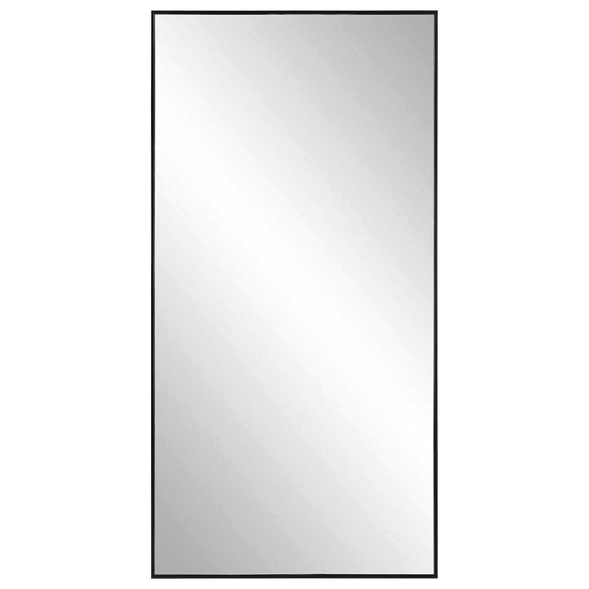 Keiichi Mirrors Slim Frame Midi Mirror Black House of Isabella UK