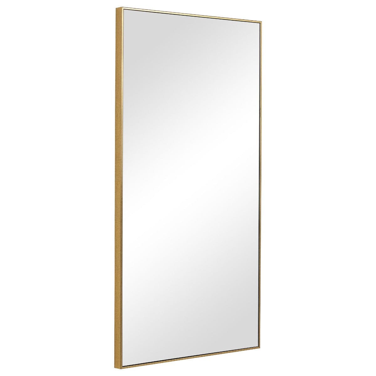 Keiichi Mirrors Slim Frame Midi Mirror Gold House of Isabella UK