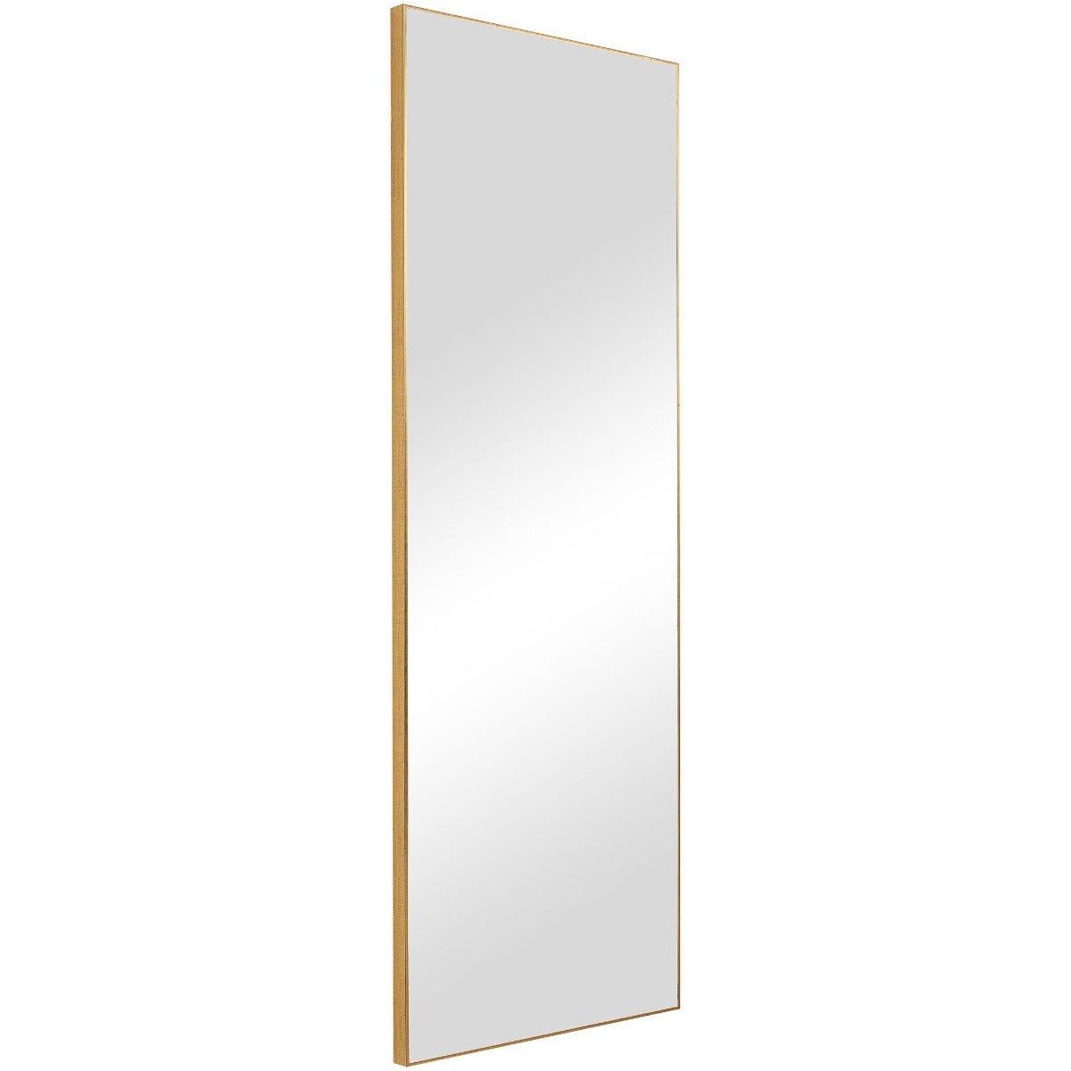 Keiichi Mirrors Slim Frame Tall Mirror Gold House of Isabella UK