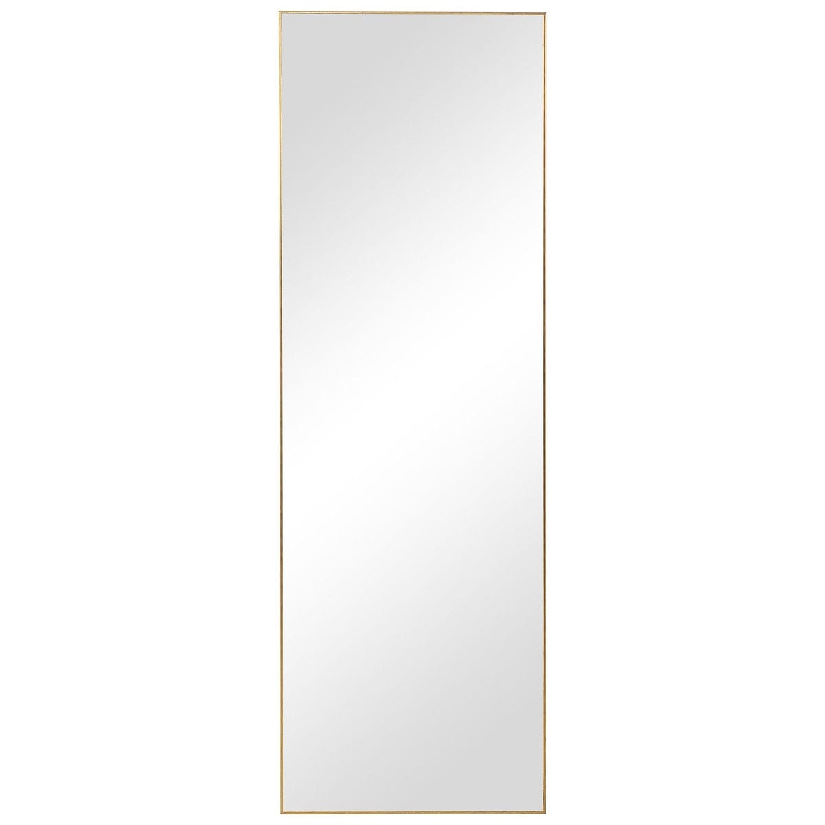 Keiichi Mirrors Slim Frame Tall Mirror Gold House of Isabella UK