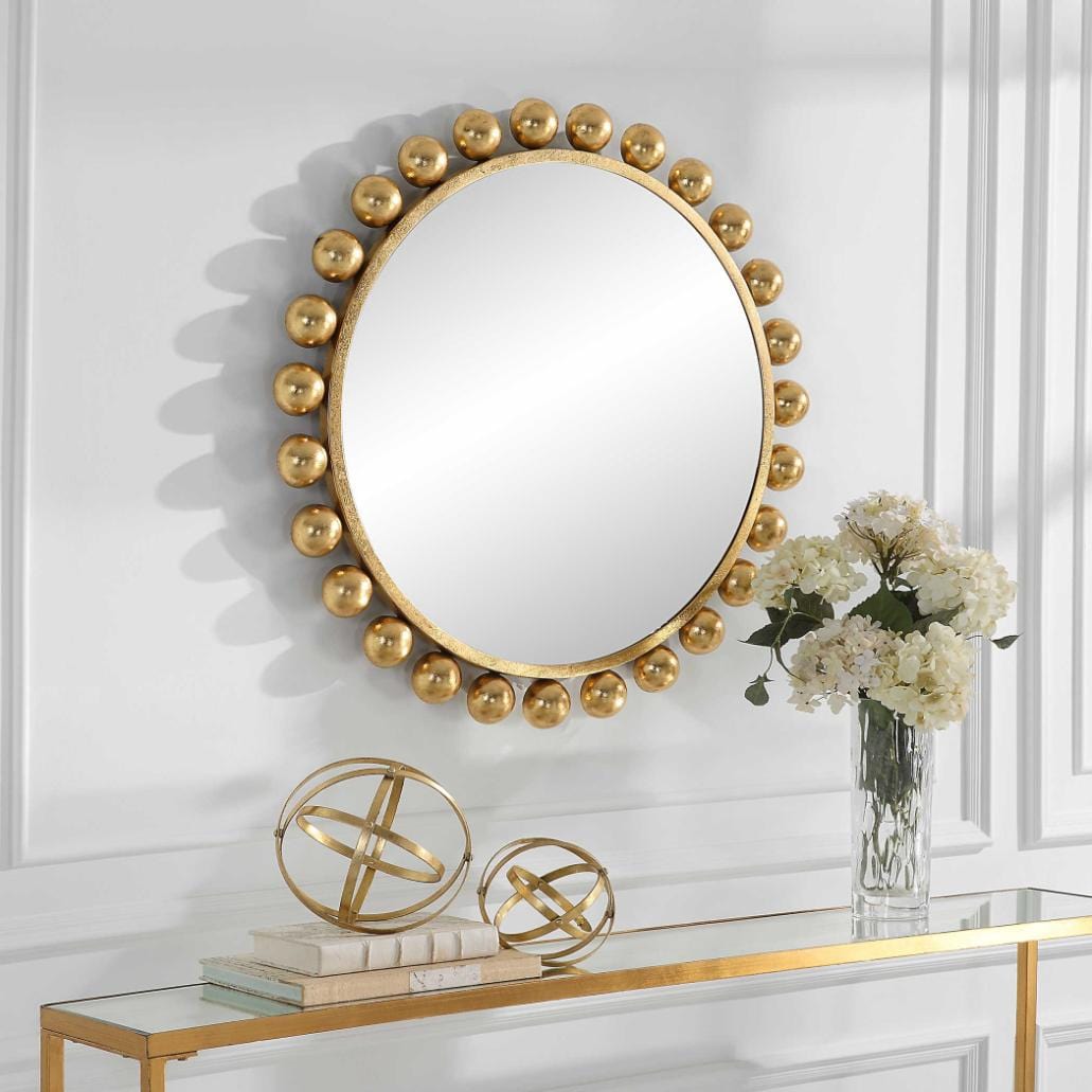 Keiichi Mirrors Spheres Mirror Gold House of Isabella UK