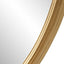 Keiichi Mirrors Textured Round Mirror in Gold House of Isabella UK