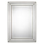 Keiichi Mirrors Triple Frame Mirror Silver Finish House of Isabella UK