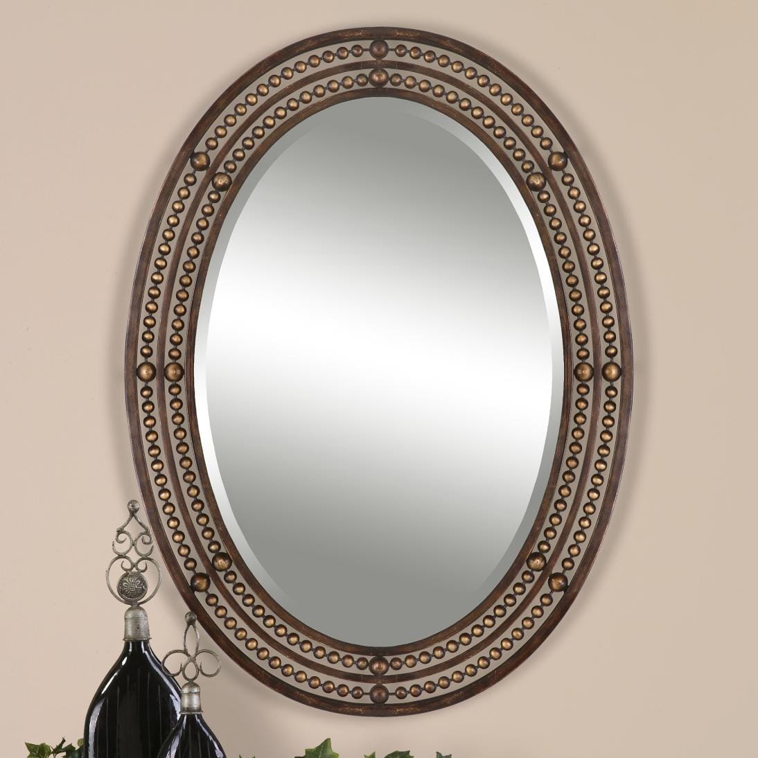 Keiichi Mirrors Victoria Mirror Bronze & Gold House of Isabella UK