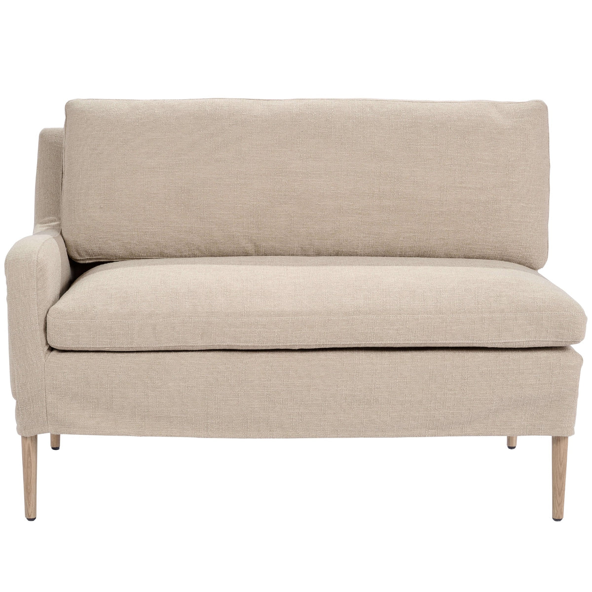 Pensham Upholstered Bench - Left-Hand-Facing Unit