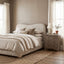 Keiichi Sleeping Chadlington Curved Upholstered Bed - King Size House of Isabella UK