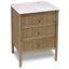 Keiichi Sleeping Highgrove Bedside Table with Marble Top House of Isabella UK