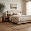 Keiichi Sleeping Wilmcote Winged Upholstered Bed - King Size House of Isabella UK