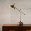 Kiss Adjustable Arm Desk Lamp in Michelangelo Marble