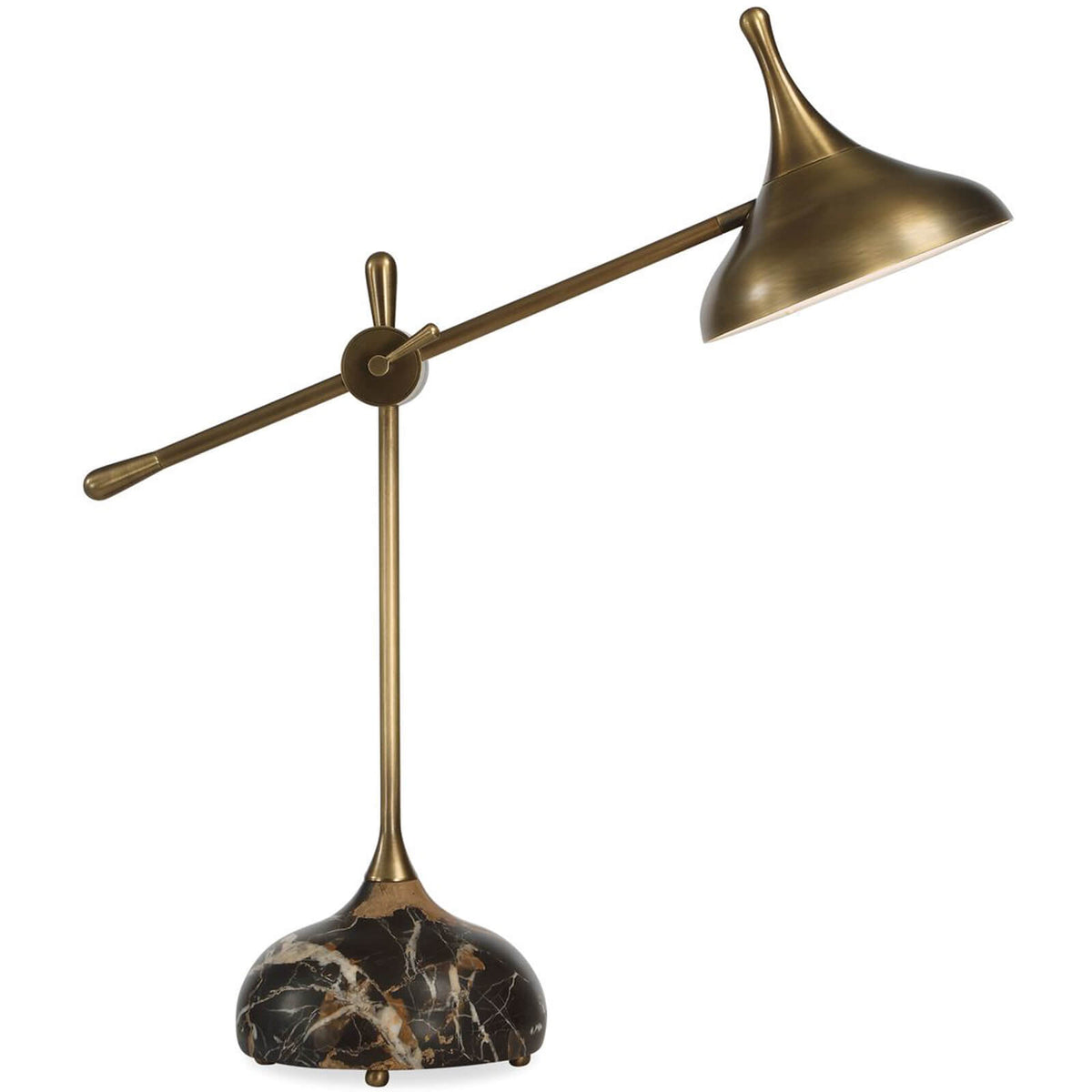 Kiss Adjustable Arm Desk Lamp in Michelangelo Marble