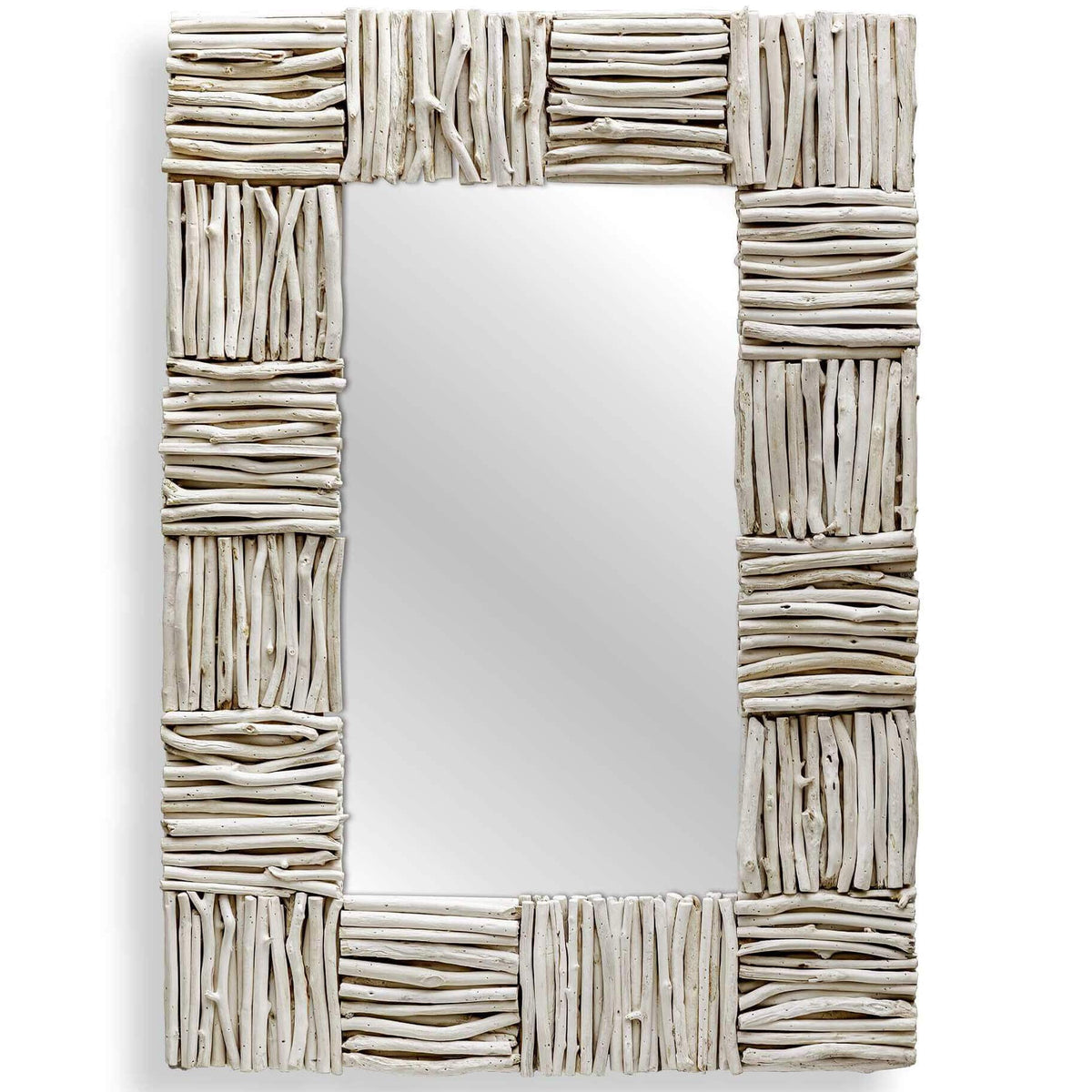 Lathey Teak Mirror