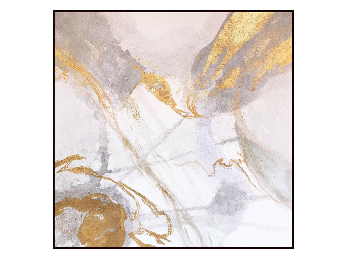 Abstract Composition IX Wall Art Framed Canvas.