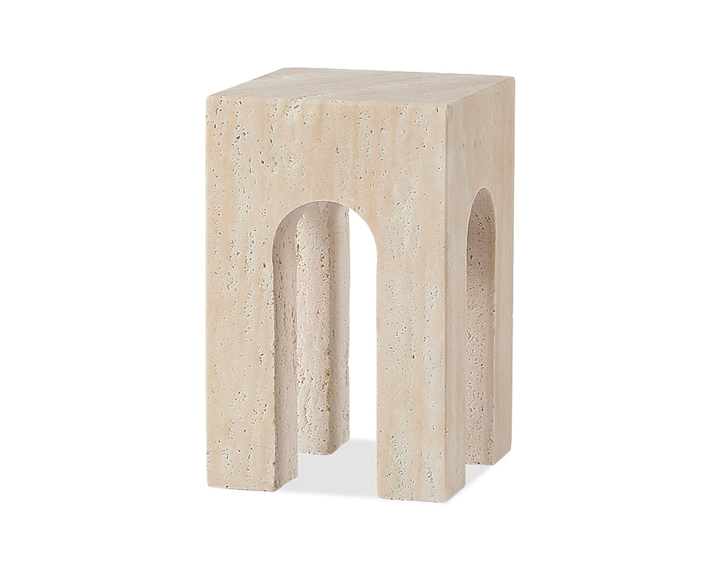 Liang & Eimil Accessories Porte Travertine Sculpture Large - Beige House of Isabella UK