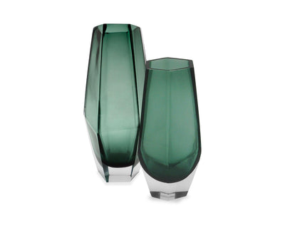 Liang & Eimil Accessories Wiley Glass Vase Green - Small House of Isabella UK