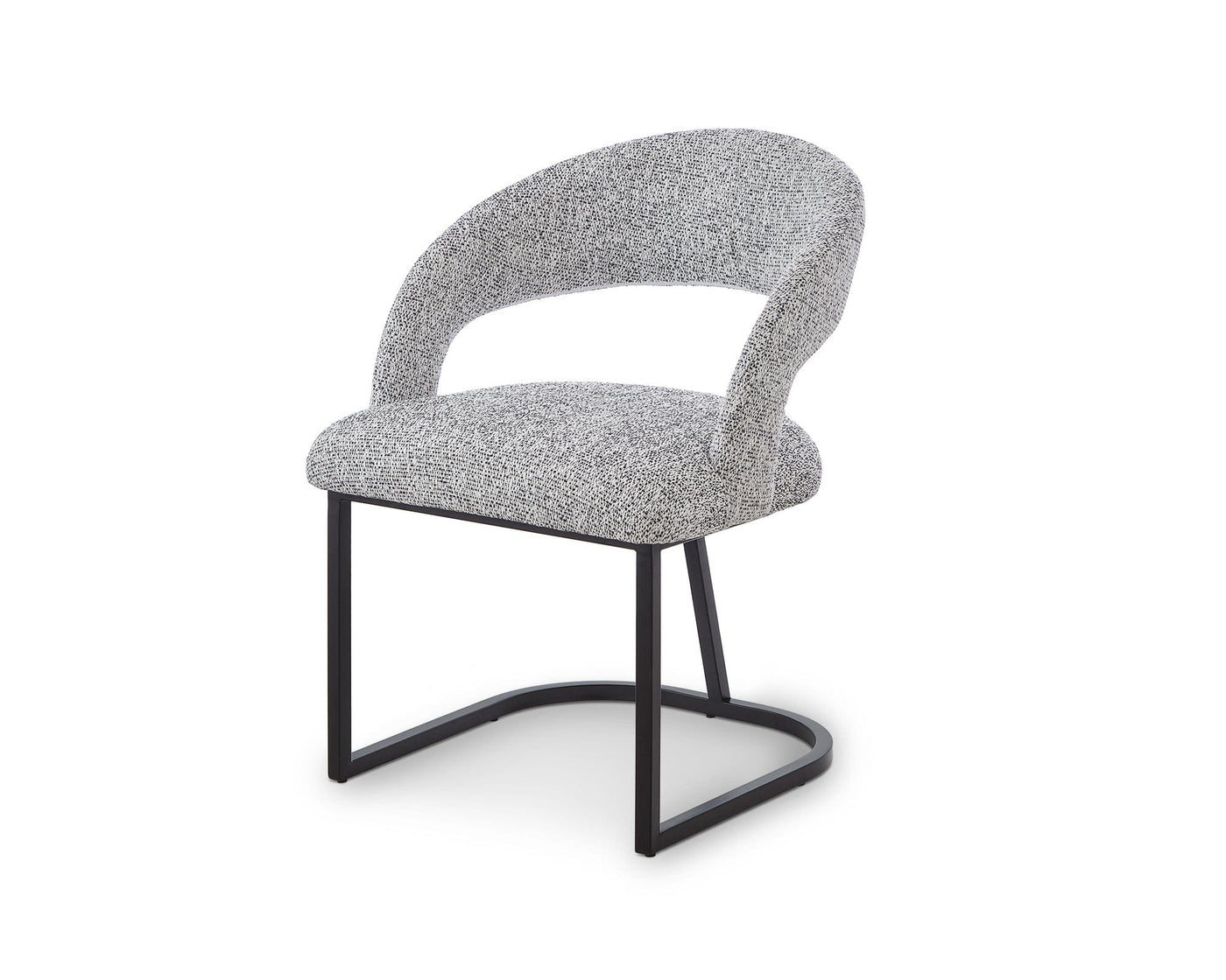 Liang & Eimil Dining Alfie Dining Chair (Crib5) - Talbot Freckle & Matt Black House of Isabella UK