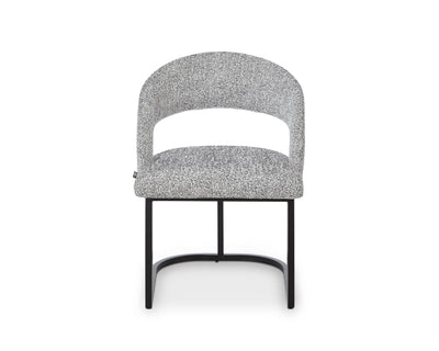 Liang & Eimil Dining Alfie Dining Chair (Crib5) - Talbot Freckle & Matt Black House of Isabella UK