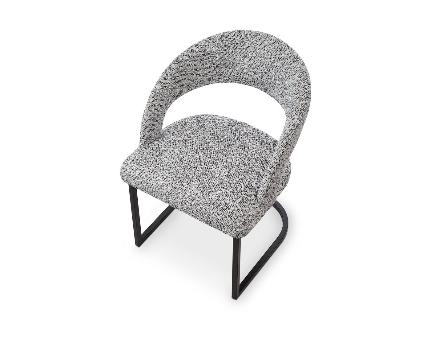 Liang & Eimil Dining Alfie Dining Chair (Crib5) - Talbot Freckle & Matt Black House of Isabella UK