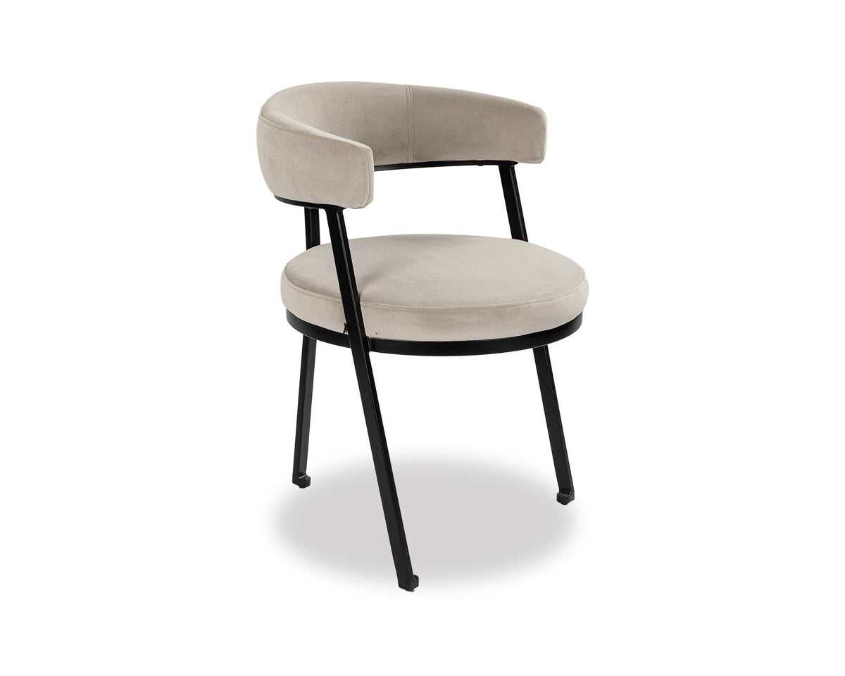 Bonnet Dinning Chair - Kater Light Grey | OUTLET.