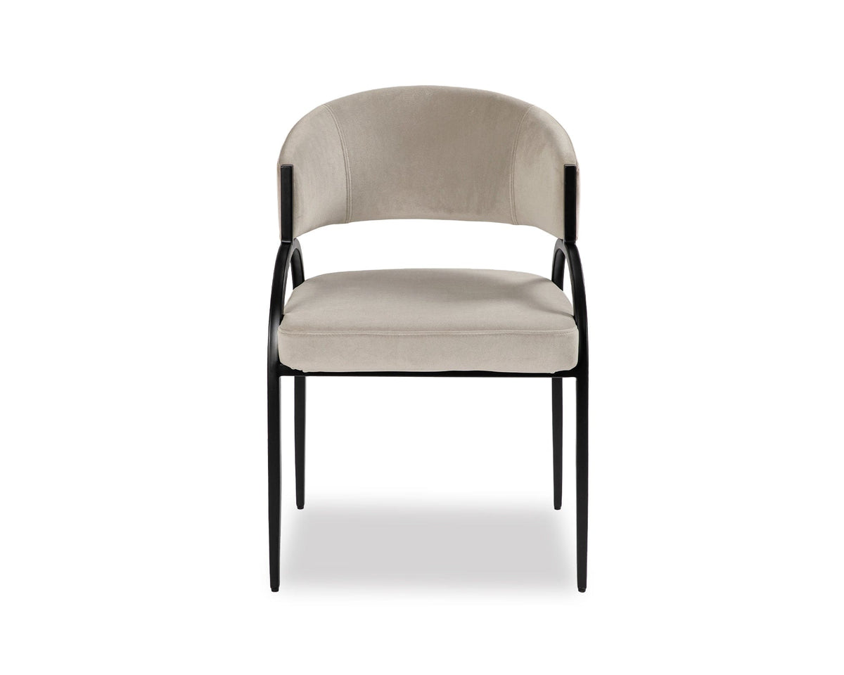 Bonnet Dinning Chair - Kater Light Grey | OUTLET.