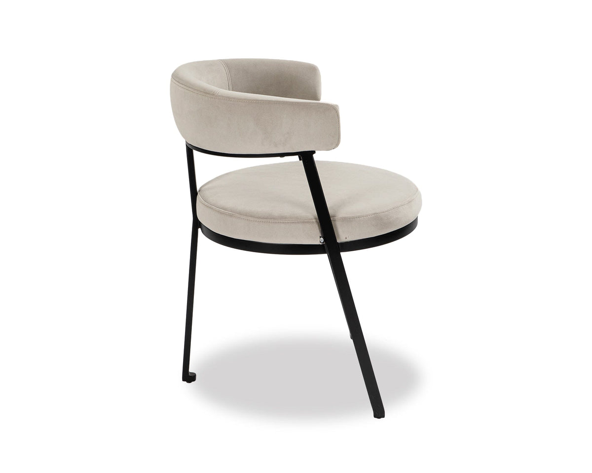 Bonnet Dinning Chair - Kater Light Grey | OUTLET.