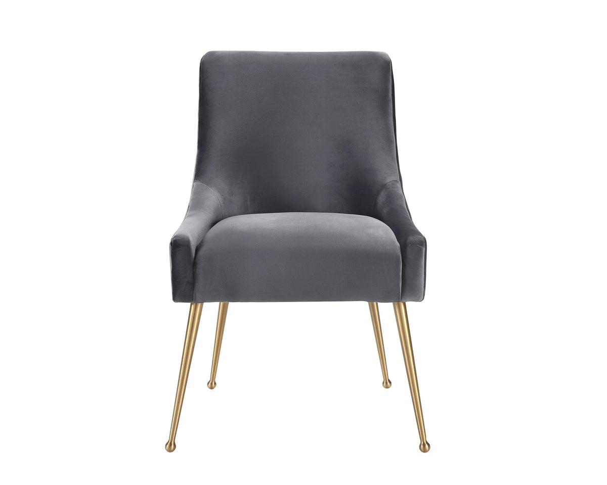 Cohen Dining Chair - Night Grey Velvet | OUTLET.