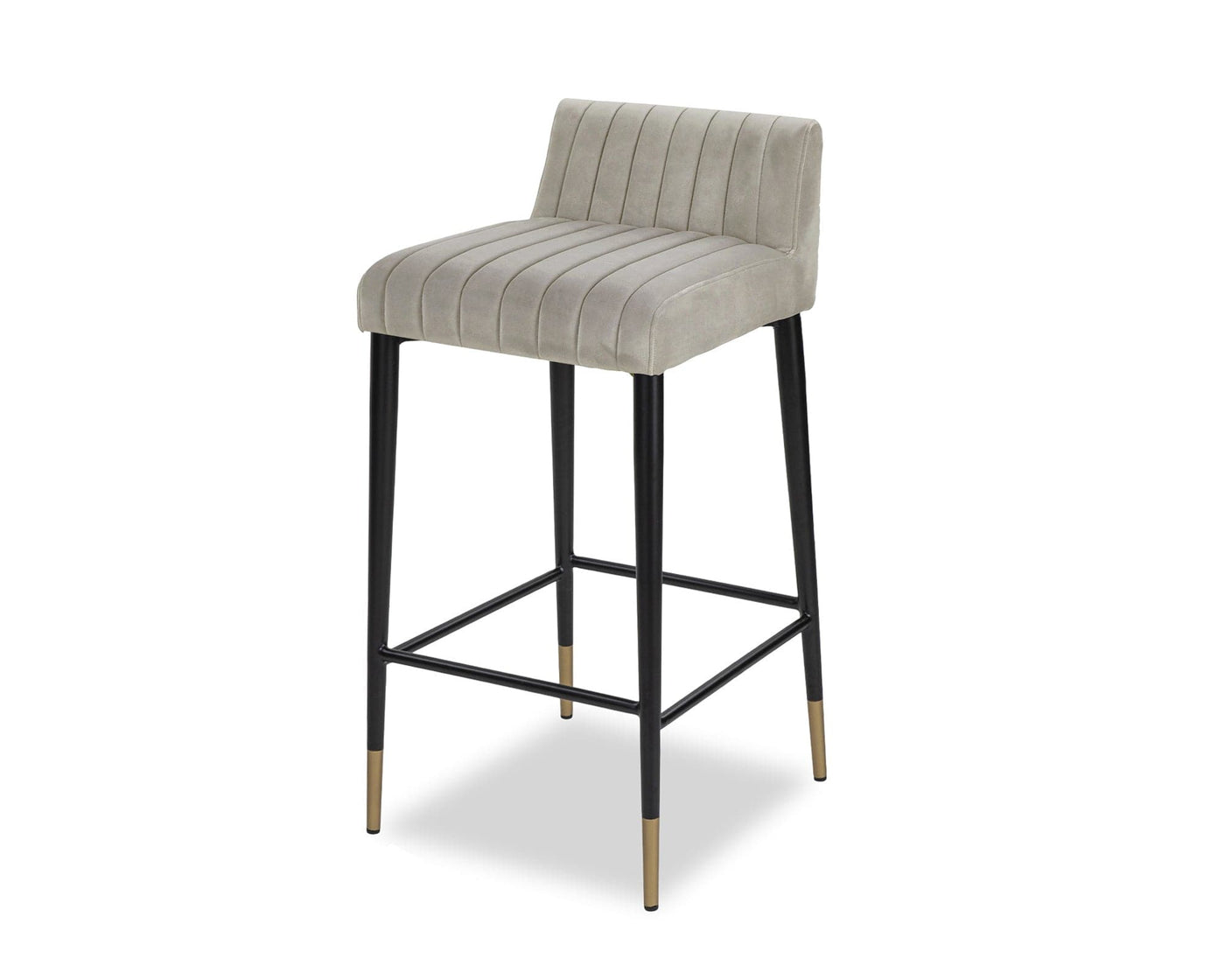 Liang & Eimil Dining Coltrane Counter Stool (GV-BST-100) - Megan Light Grey House of Isabella UK