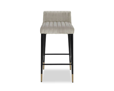 Liang & Eimil Dining Coltrane Counter Stool (GV-BST-100) - Megan Light Grey House of Isabella UK