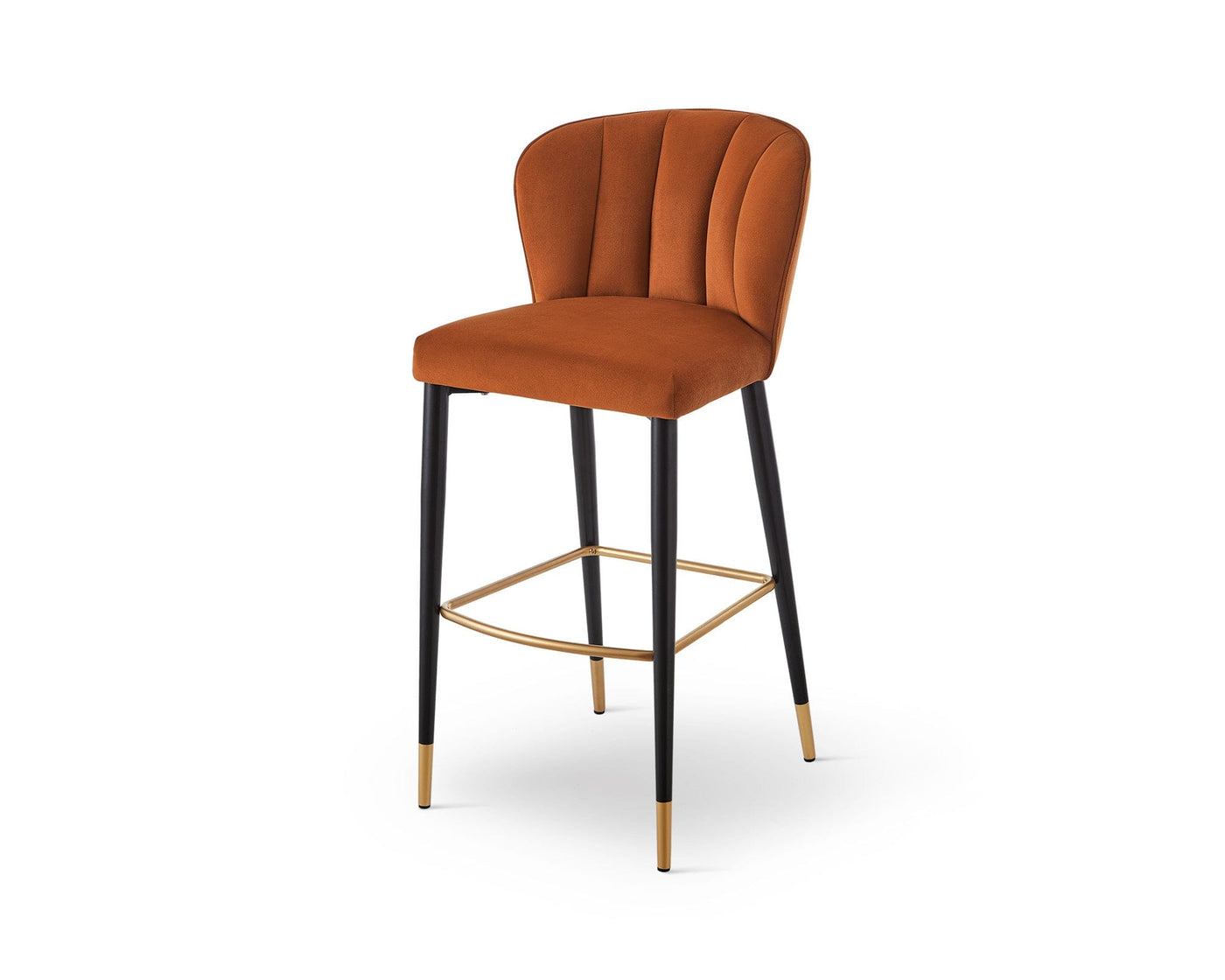 Liang & Eimil Dining Maya Bar Stool (Crib5) - Megan Oxide & Brushed Brass House of Isabella UK