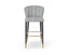 Liang & Eimil Dining Maya Bar Stool (Crib5) - Talbot Freckle & Brushed Brass House of Isabella UK