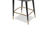 Liang & Eimil Dining Maya Counter Stool - Kaster II Anchor Grey Velvet House of Isabella UK