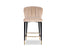 Liang & Eimil Dining Maya Counter Stool - Kaster Mushroom Velvet House of Isabella UK