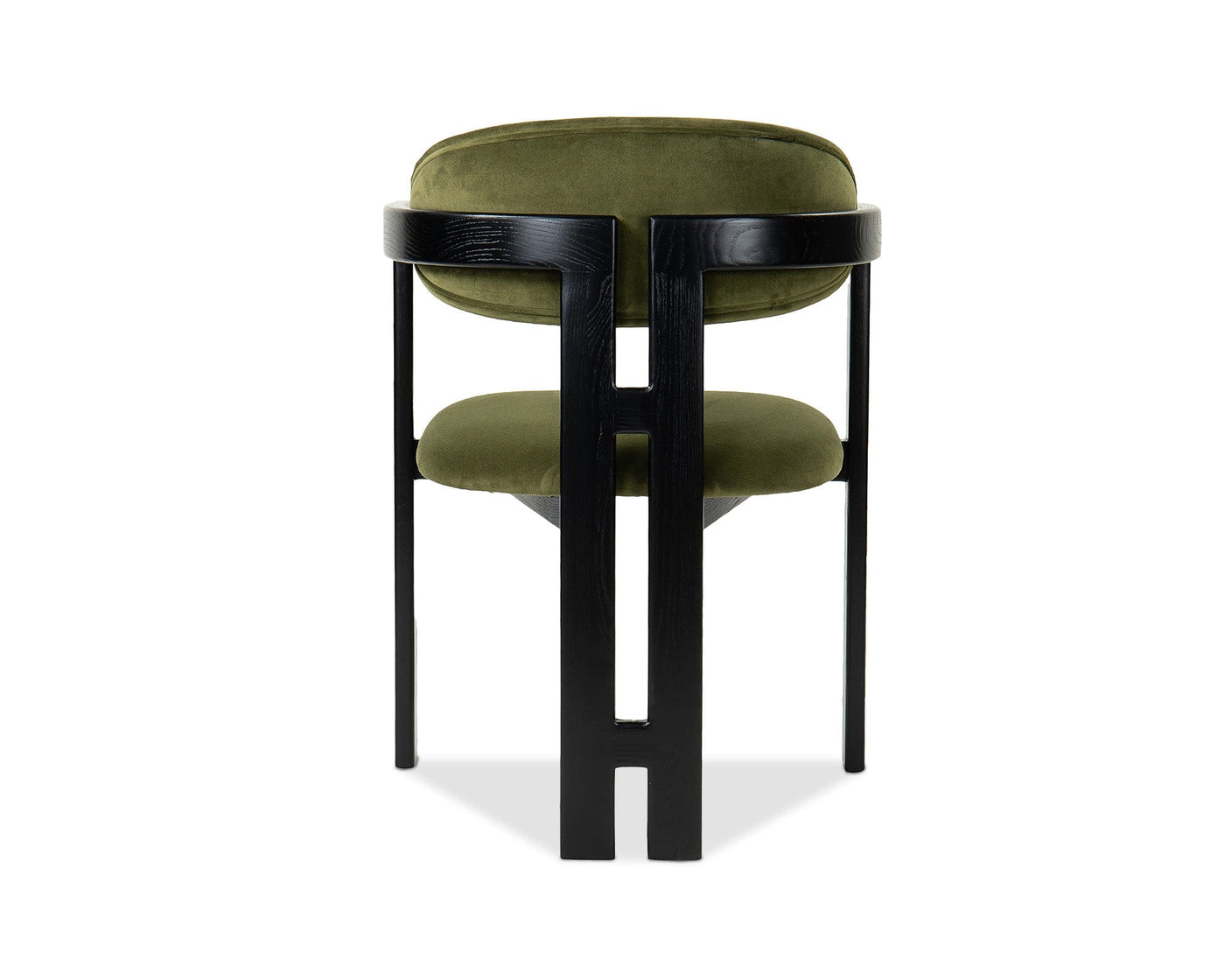 Liang & Eimil Dining Neo Dining Chair (Crib5) - Kaster II Olive & Matt Black House of Isabella UK