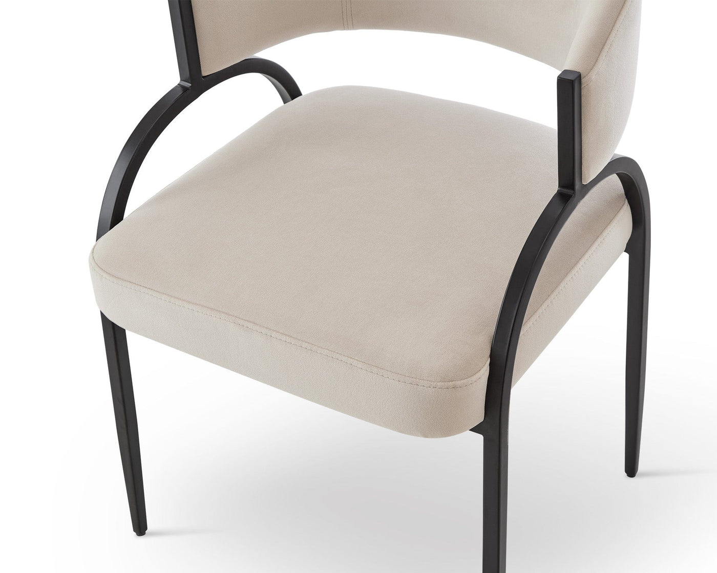 Liang & Eimil Dining Pavilion Dining Chair (Crib5) - Megan Pebble & Matt Black House of Isabella UK