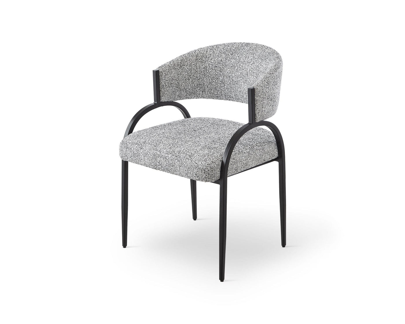 Liang & Eimil Dining Pavilion Dining Chair (Crib5) - Talbot Freckle & Matt Black House of Isabella UK