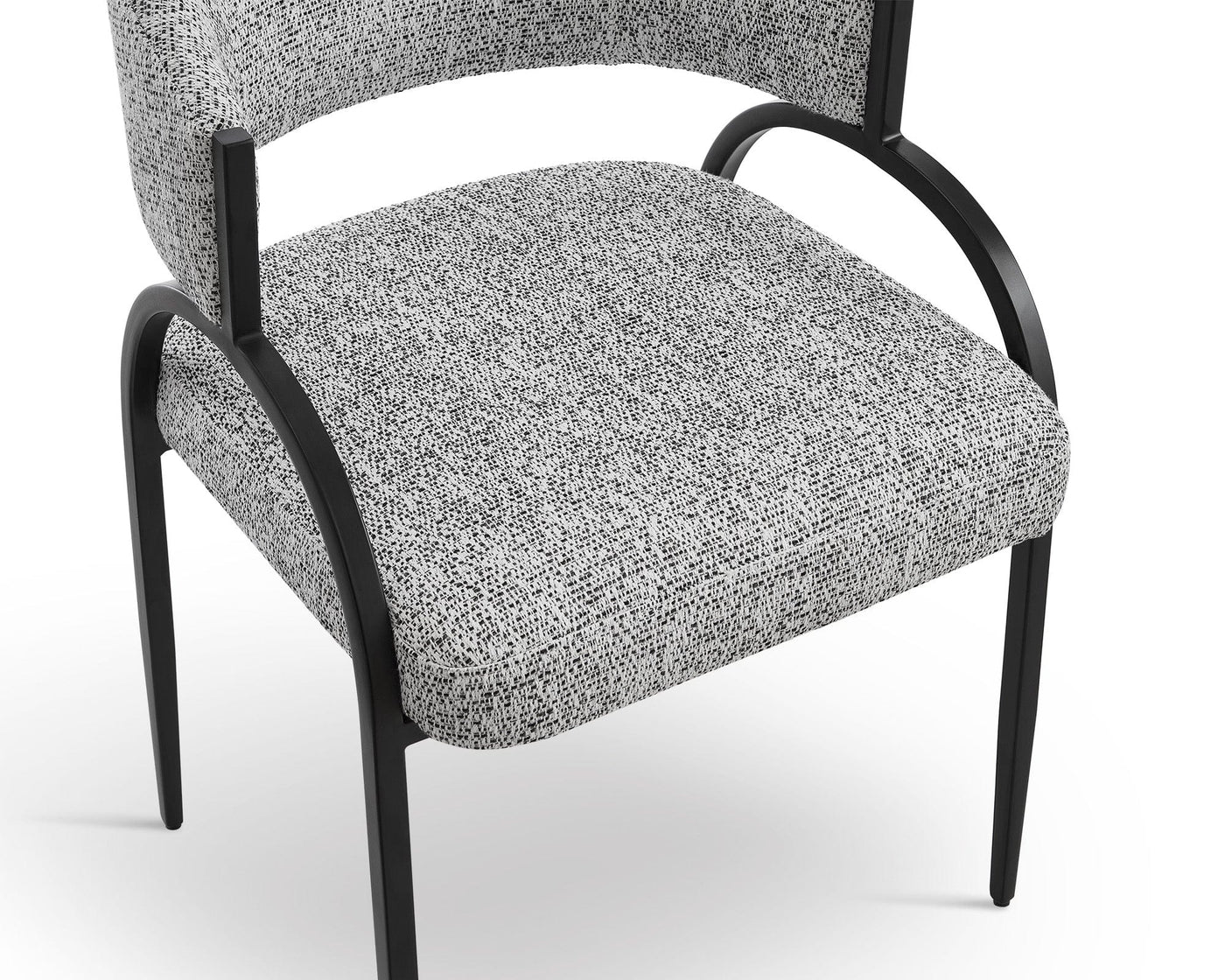 Liang & Eimil Dining Pavilion Dining Chair (Crib5) - Talbot Freckle & Matt Black House of Isabella UK