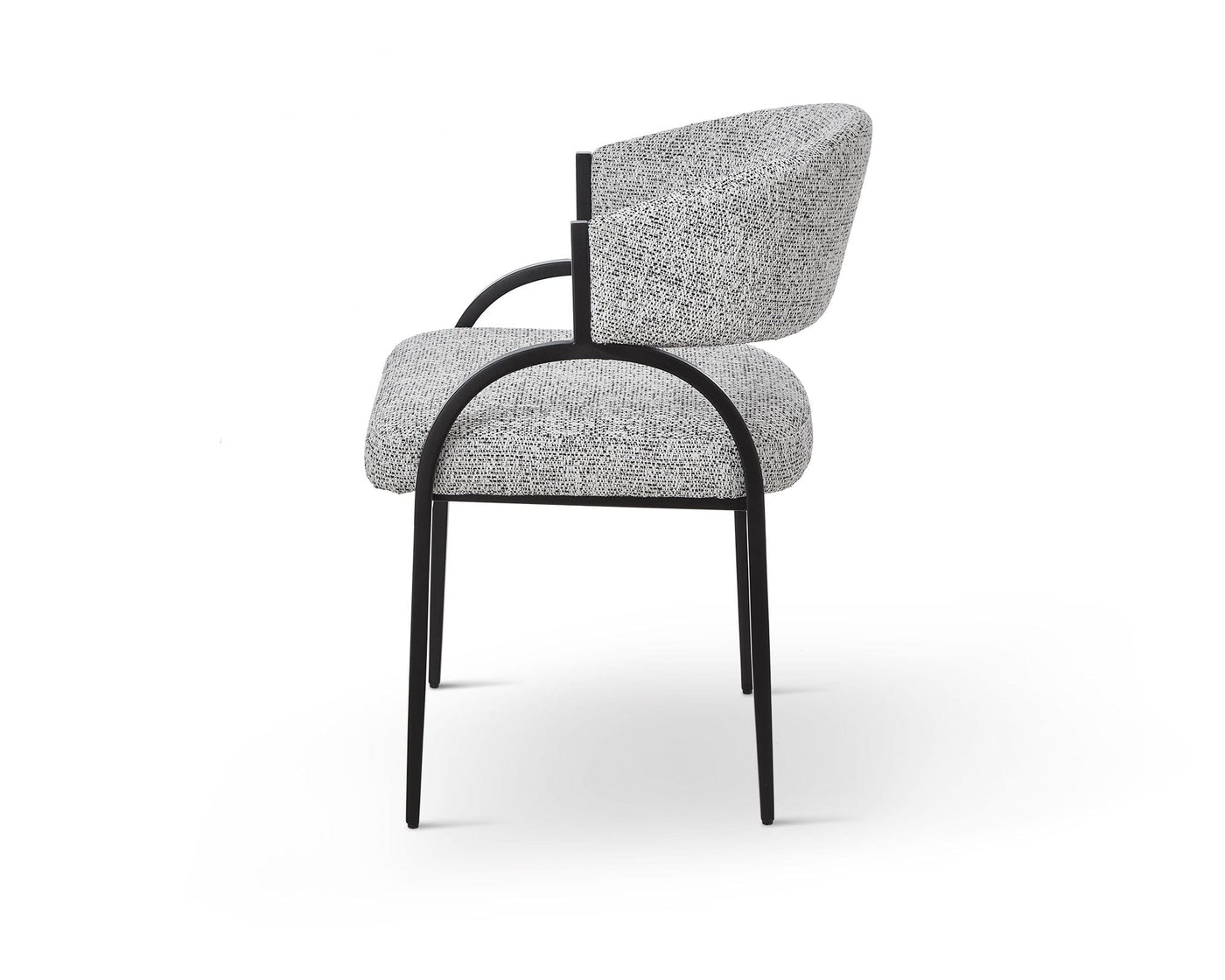 Liang & Eimil Dining Pavilion Dining Chair (Crib5) - Talbot Freckle & Matt Black House of Isabella UK