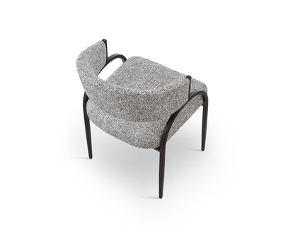 Liang & Eimil Dining Pavilion Dining Chair (Crib5) - Talbot Freckle & Matt Black House of Isabella UK