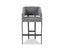 Liang & Eimil Dining Tatler Bar Stool - Boucle Grey House of Isabella UK