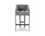 Liang & Eimil Dining Tatler Bar Stool - Boucle Grey (S) | OUTLET House of Isabella UK