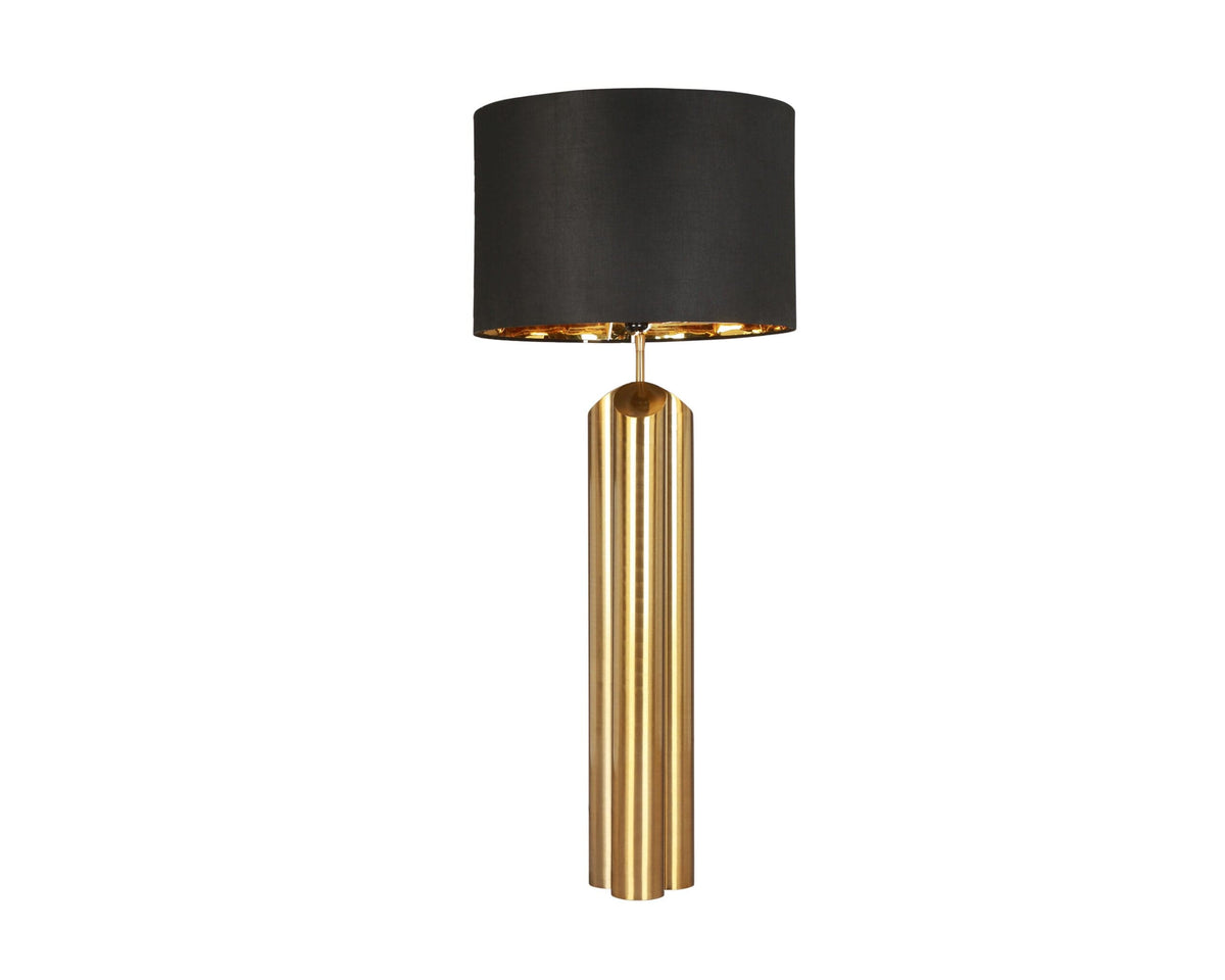 Obelisk Table Lamp - Brushed Brass & Black ( SCRATCHES )| OUTLET.