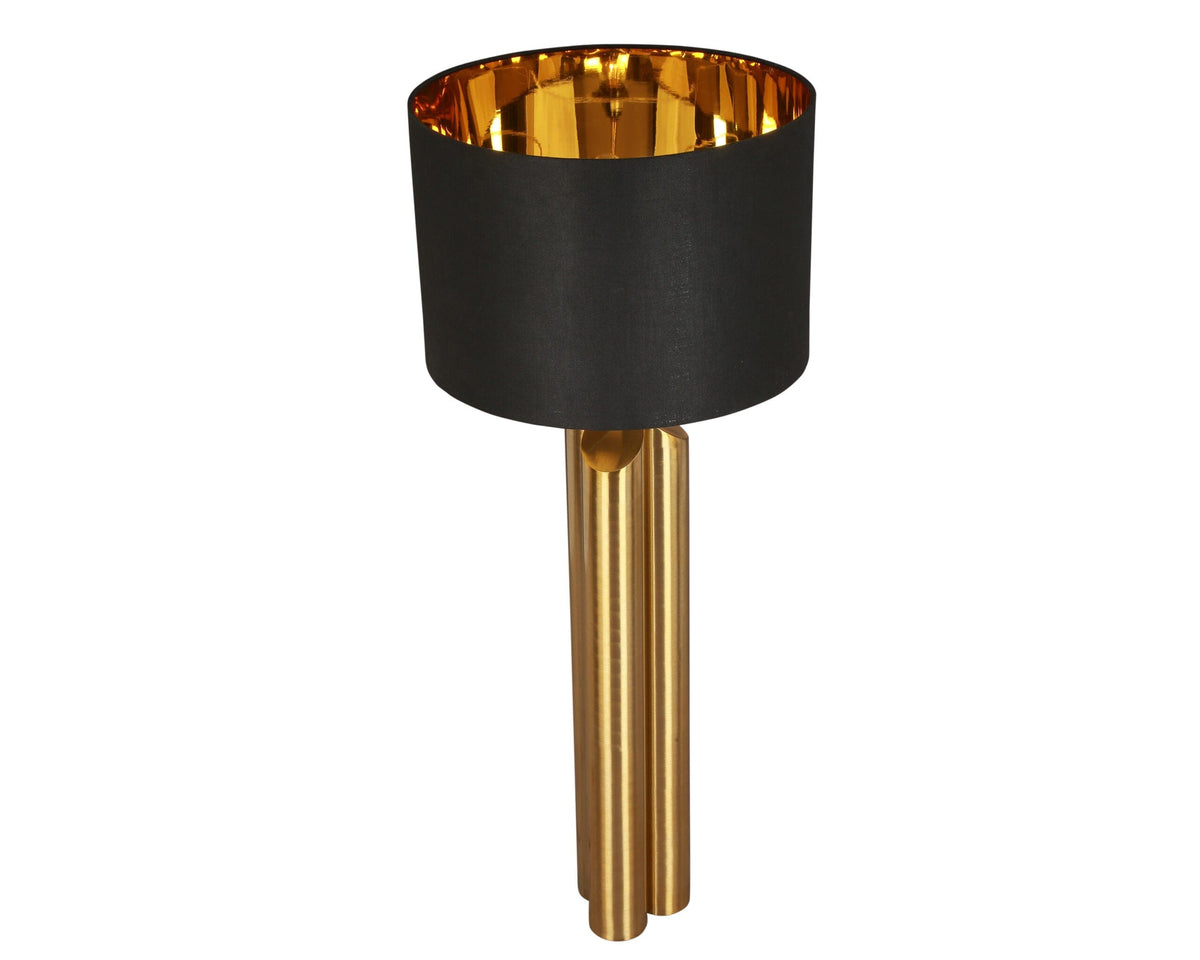 Obelisk Table Lamp - Brushed Brass & Black ( SCRATCHES )| OUTLET.