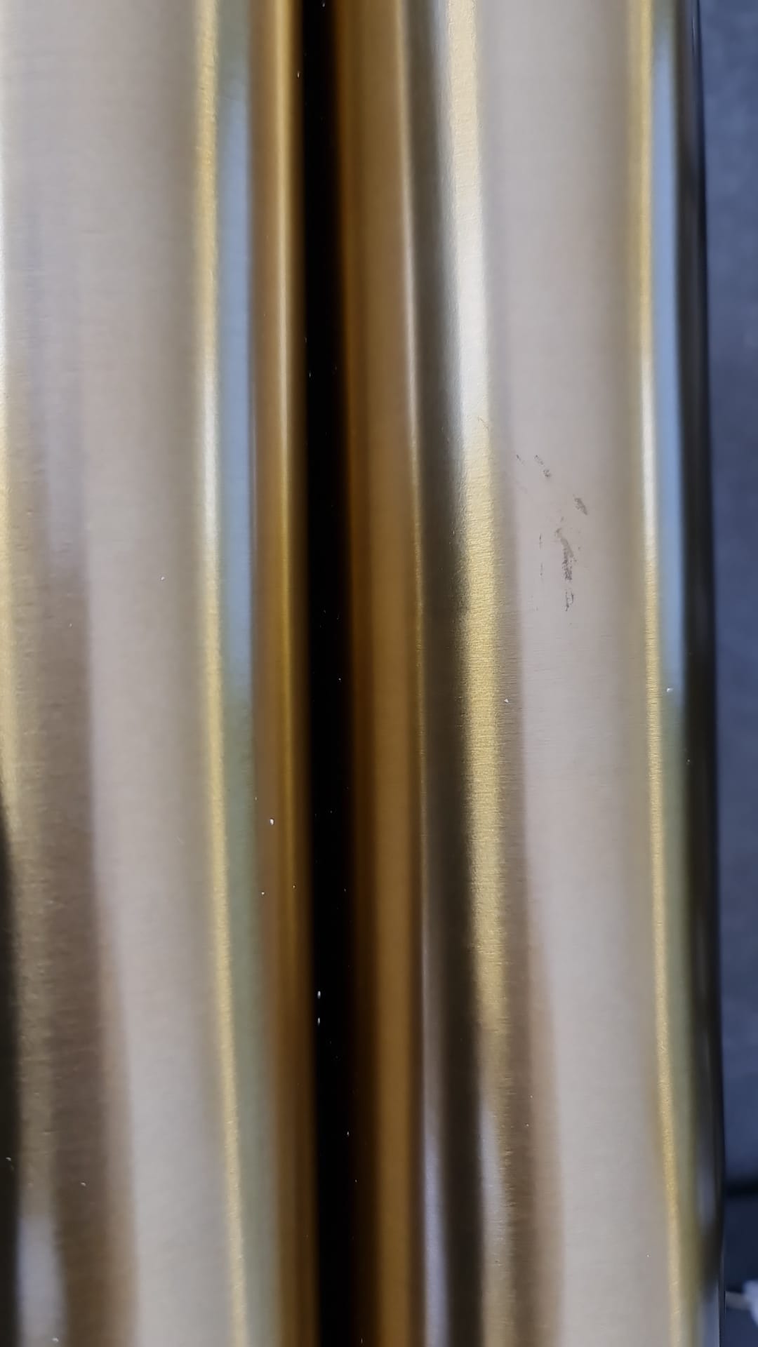 Obelisk Table Lamp - Brushed Brass & Black ( SCRATCHES )| OUTLET.