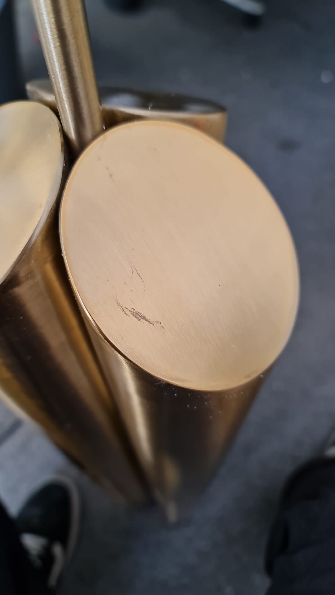 Obelisk Table Lamp - Brushed Brass & Black ( SCRATCHES )| OUTLET.