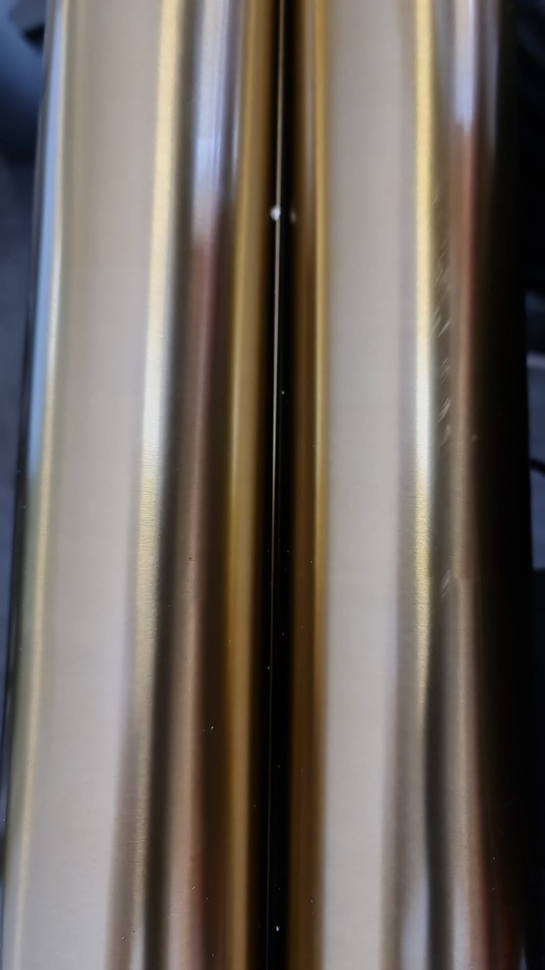 Obelisk Table Lamp - Brushed Brass & Black ( SCRATCHES )| OUTLET.