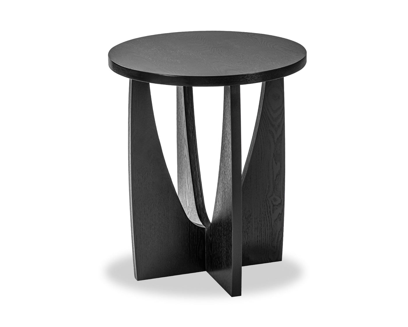 Liang & Eimil Living Borne Side Table - Matt Black Ash House of Isabella UK