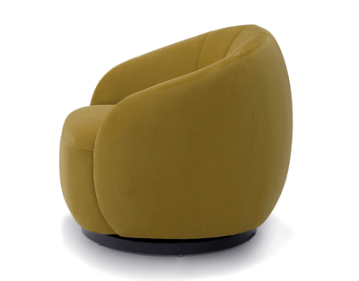 Liang & Eimil Living Bulpa Occasional Chair & Kaster Mustard Velvet House of Isabella UK