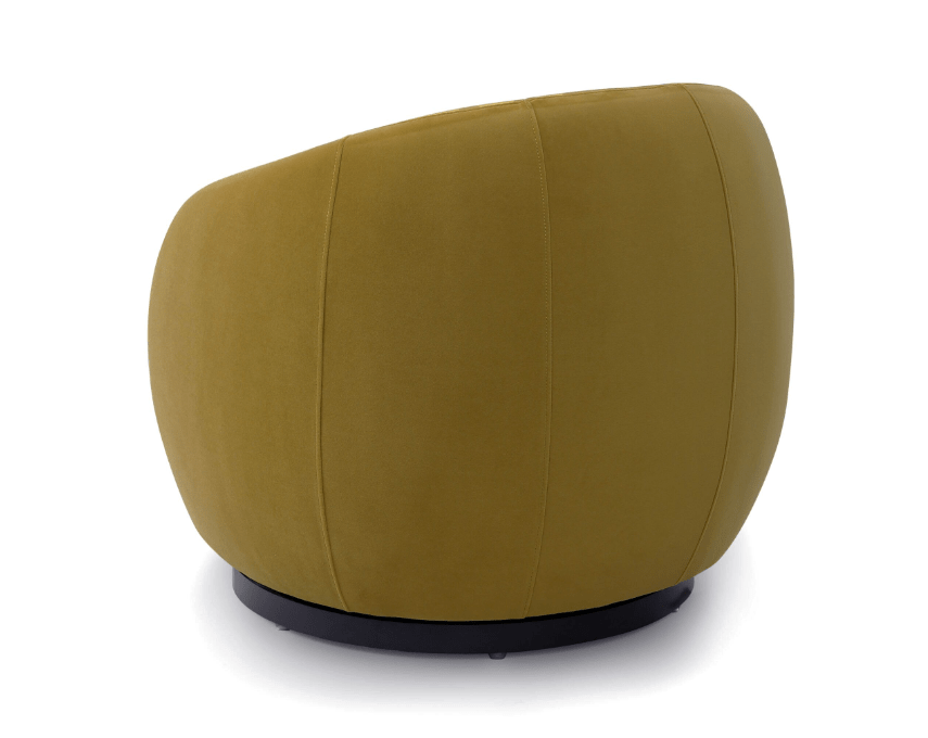 Liang & Eimil Living Bulpa Occasional Chair & Kaster Mustard Velvet House of Isabella UK