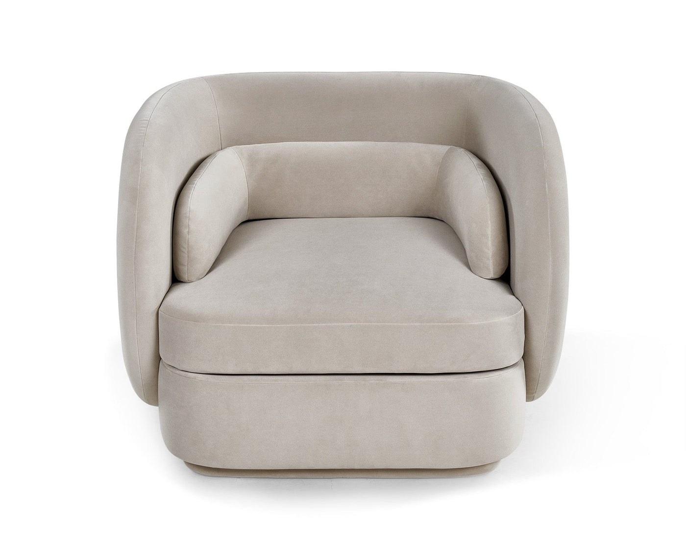 Liang & Eimil Living Chantal Occasional Chair - Kaster II Pebble Velvet House of Isabella UK