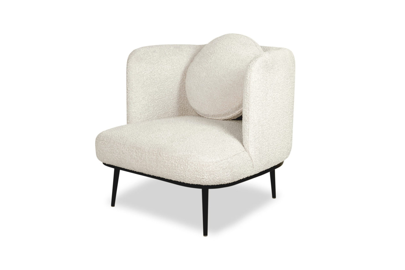 Liang & Eimil Living V lux Occasional Chair - Boucle Sand House of Isabella UK