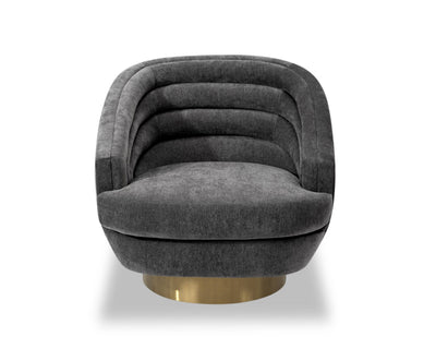 Liang & Eimil Living Wegner Occasional Chair - Sysley Chalk II & Brushed Brass House of Isabella UK